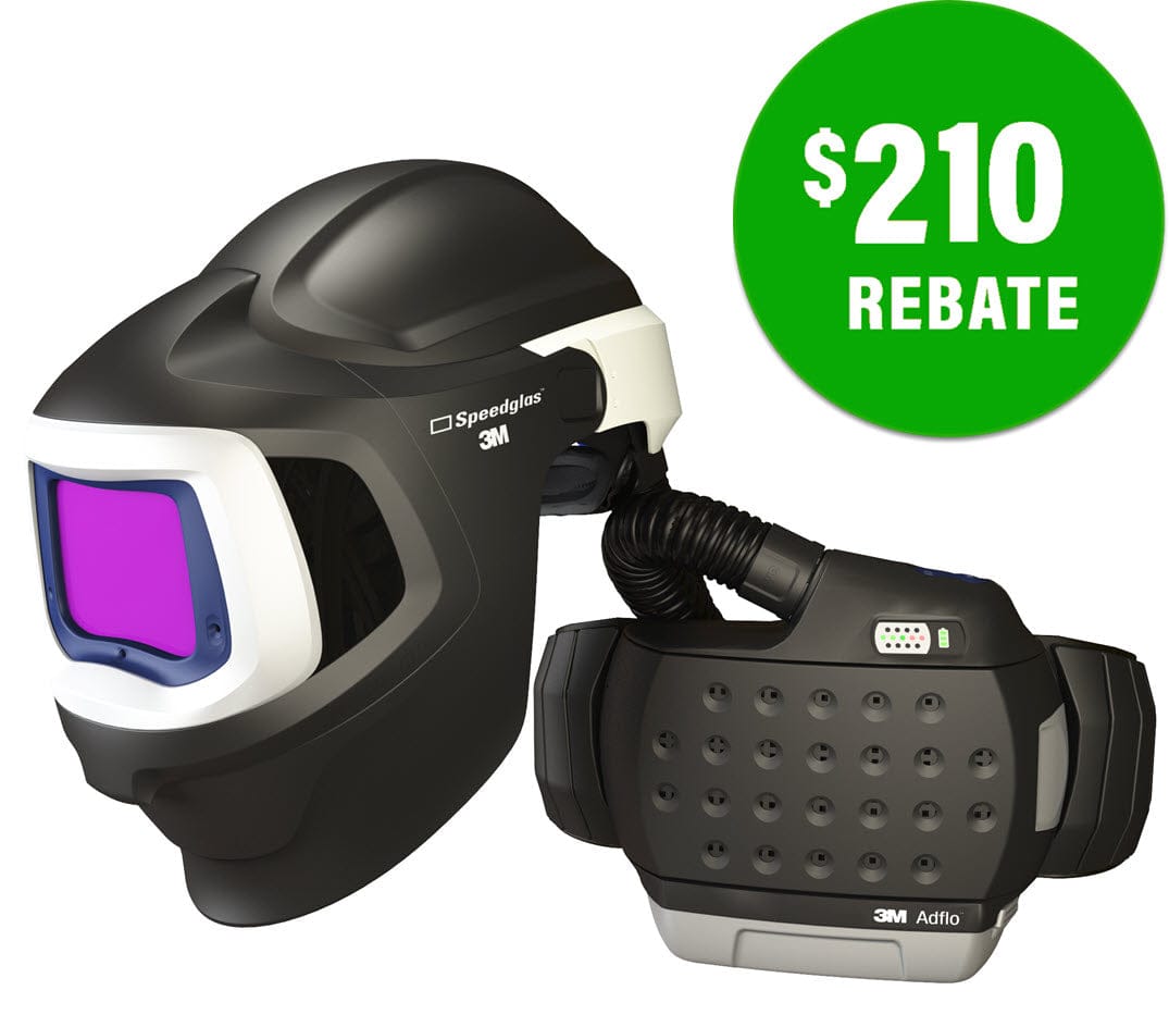 Speedglas Adflo PAPR with 9100 MP Welding Helmet & 9100 XXi ADF 37-1101-30iSW