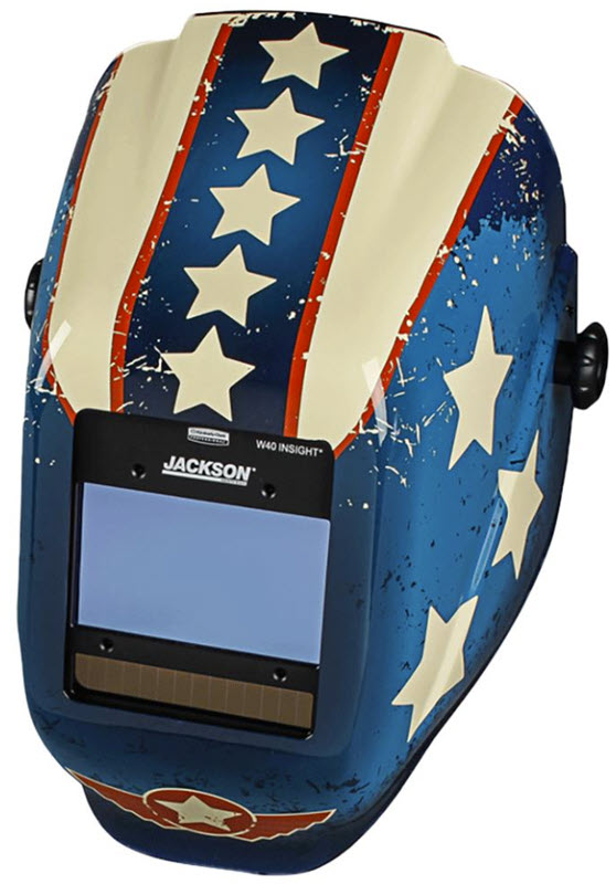 Jackson Welding Helmet - Stars & Scars Insight Lens 46101