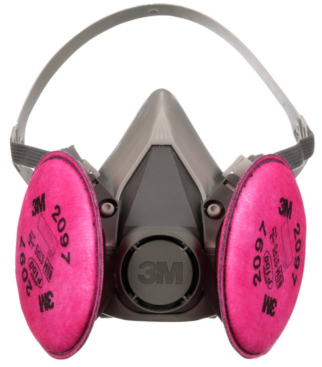 3M Odor/Particulate Reusable Respirator, P100, Size Medium 6297P1-DC