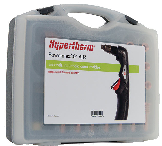 Hypertherm Powermax30 AIR Essential Handheld 30 A Cutting Consumable Kit 851462