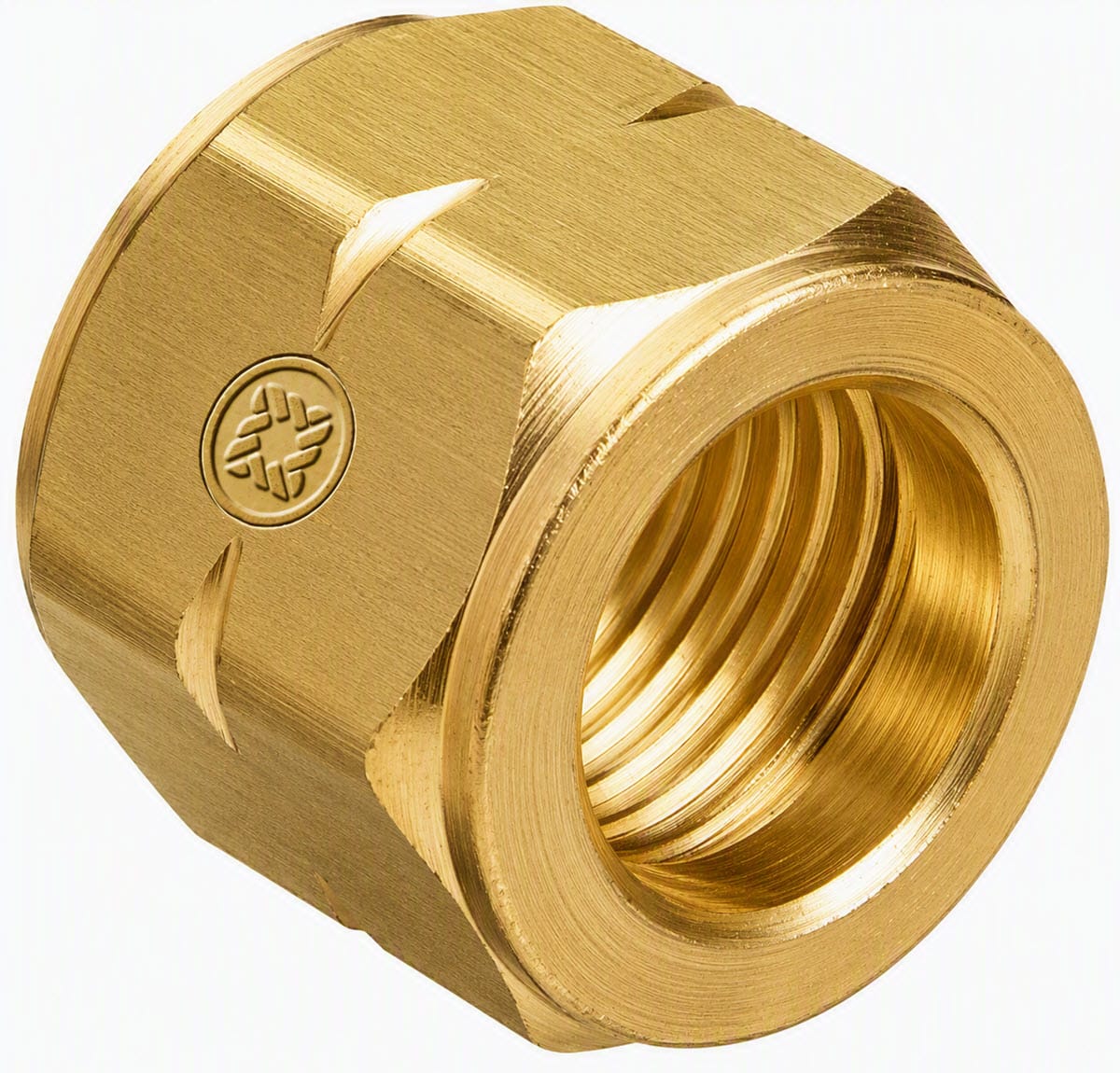Western #8 Hose Nut - Female LH 9/16"-18 (B)