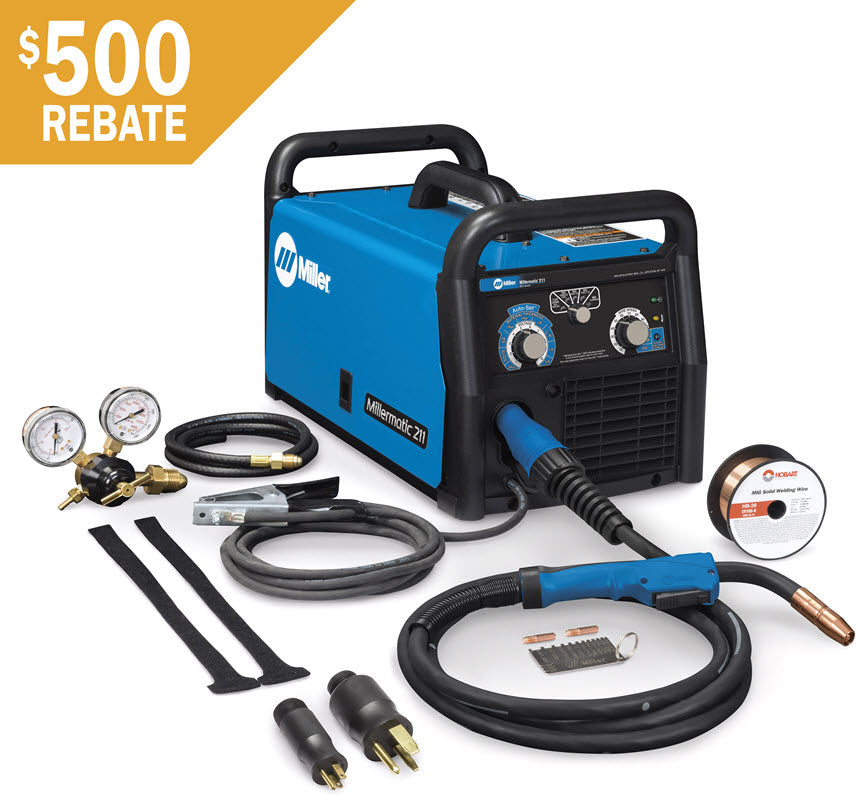 Millermatic 211 MIG Welder With Advanced Auto-Set 907614