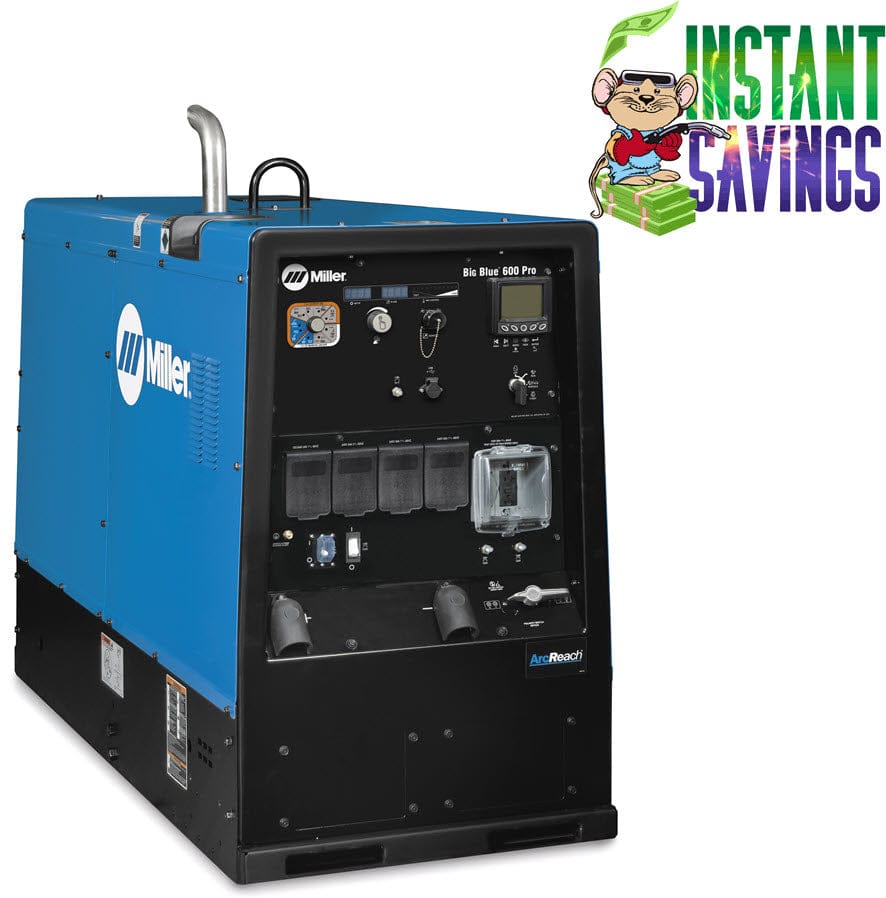 Miller Welders Miller Big Blue 600 Pro (Kubota) Deluxe w/ArcReach 907737001