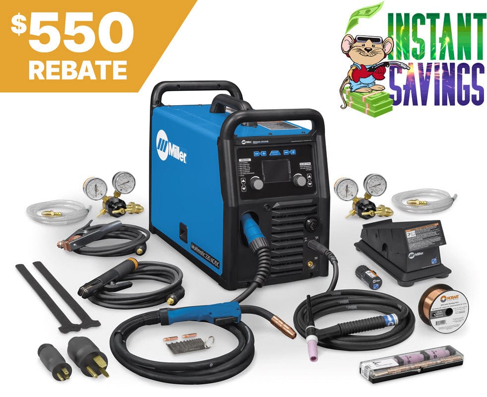 Miller Welders Miller Multimatic 220 AC/DC w/Wireless Foot Control 907757002