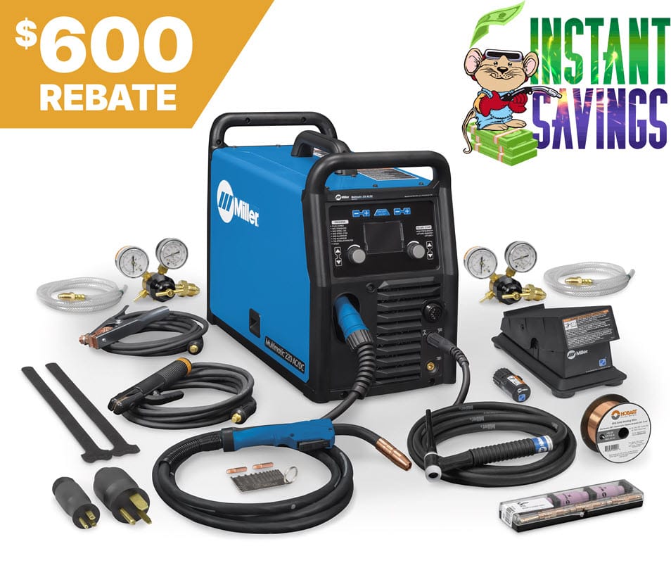 Miller Welders Miller Multimatic 220 AC/DC w/Wireless Foot Control 907757002