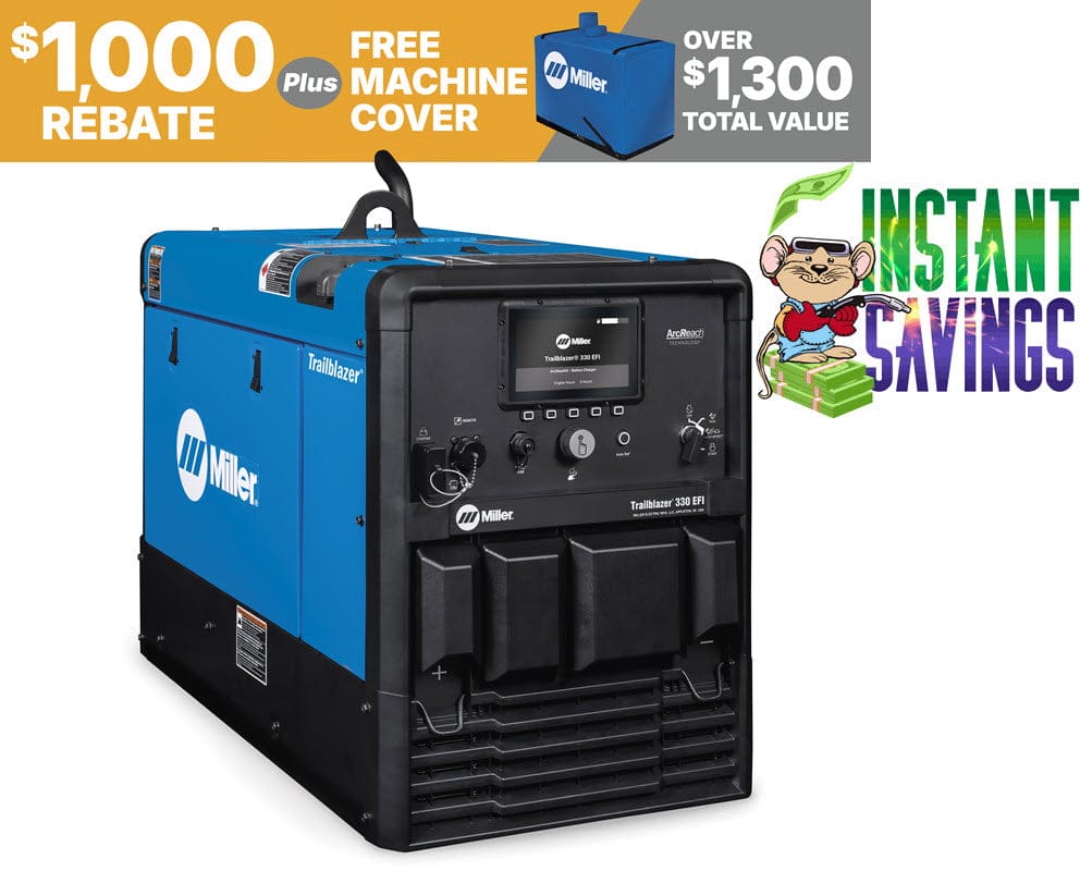 Miller Welders Miller Trailblazer 330 EFI w/Excel Power & Battery Charger 907832003