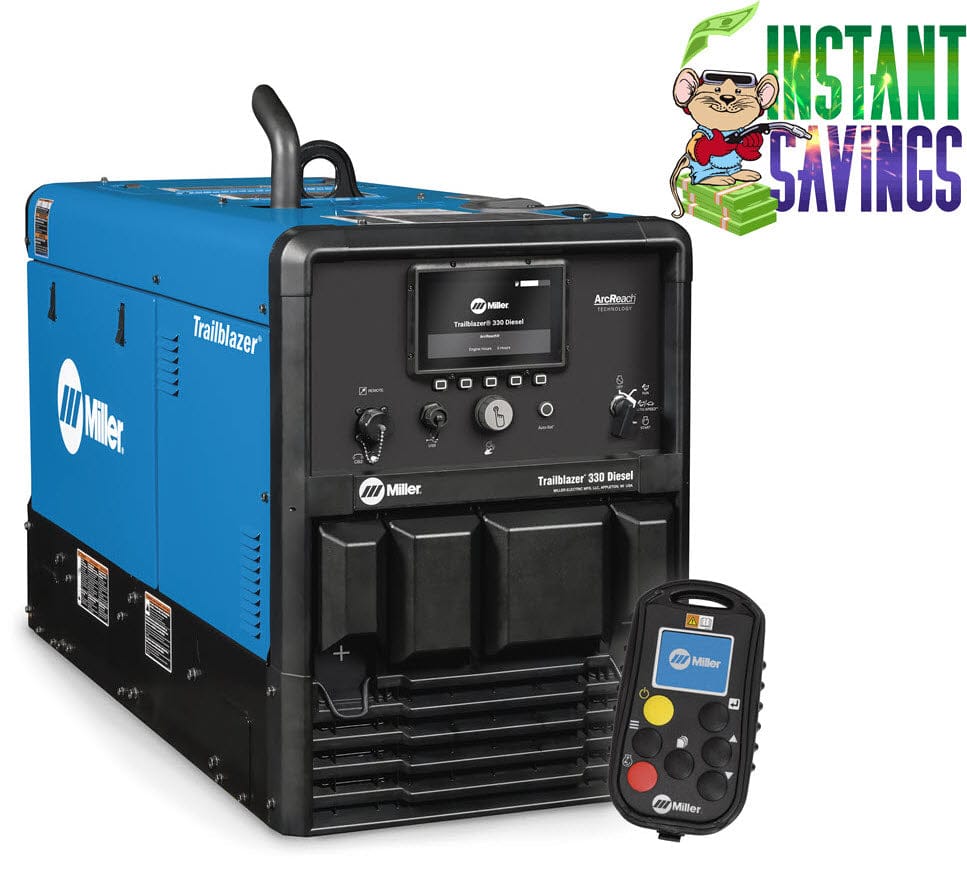 Miller Welders Miller Trailblazer 330 Diesel (Kubota) w/Polarity Reversing & WIC
