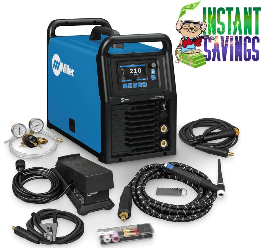 Miller Welders Miller Syncrowave 212 Air-Cooled TIG Welder Package 907911