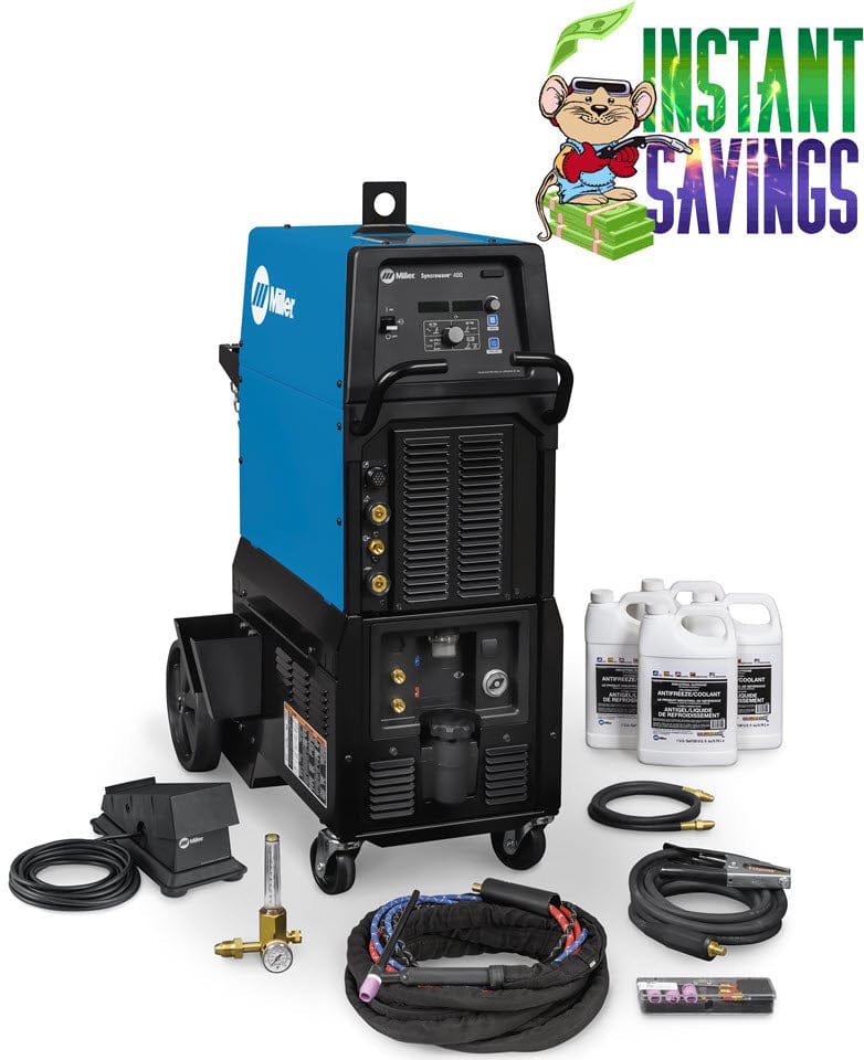 Miller Welders Miller Syncrowave 400 Complete w/Wired Foot Control 951000004