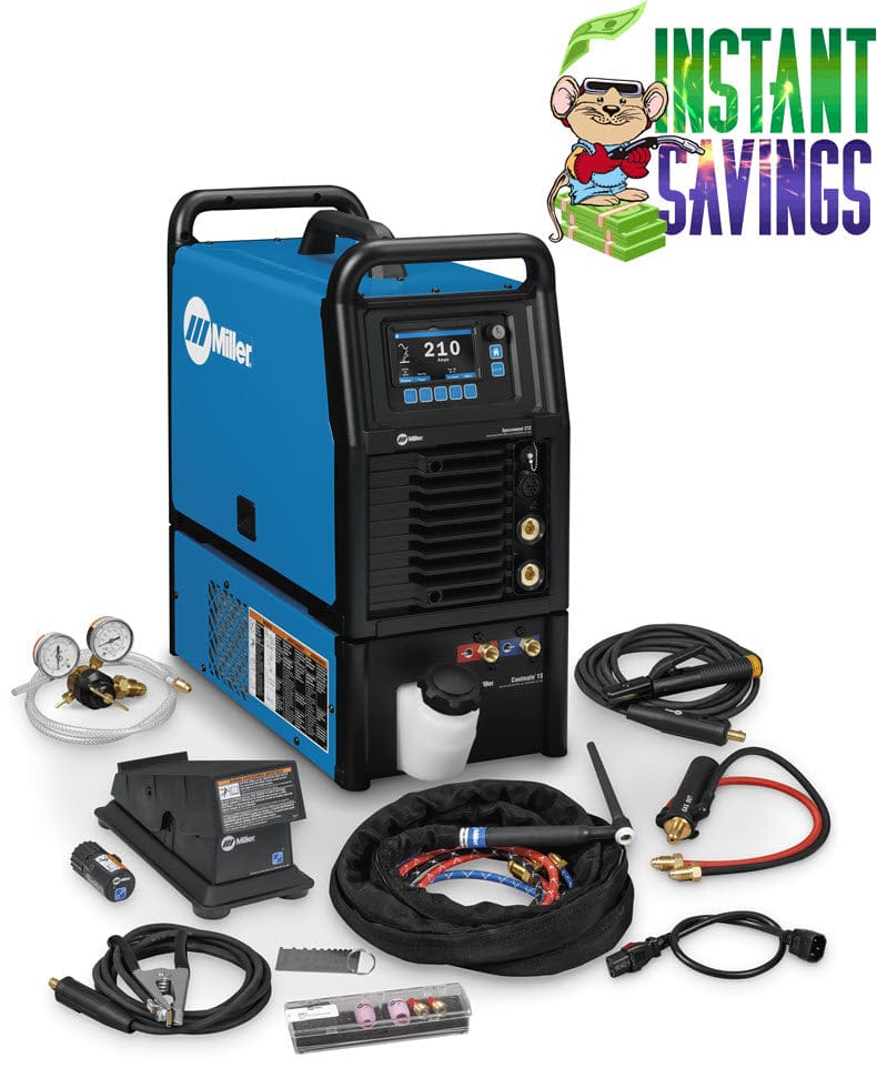 Miller Welders Miller Syncrowave 212 Water-Cooled TIG Welder Package w/Wireless Foot Control 951000254
