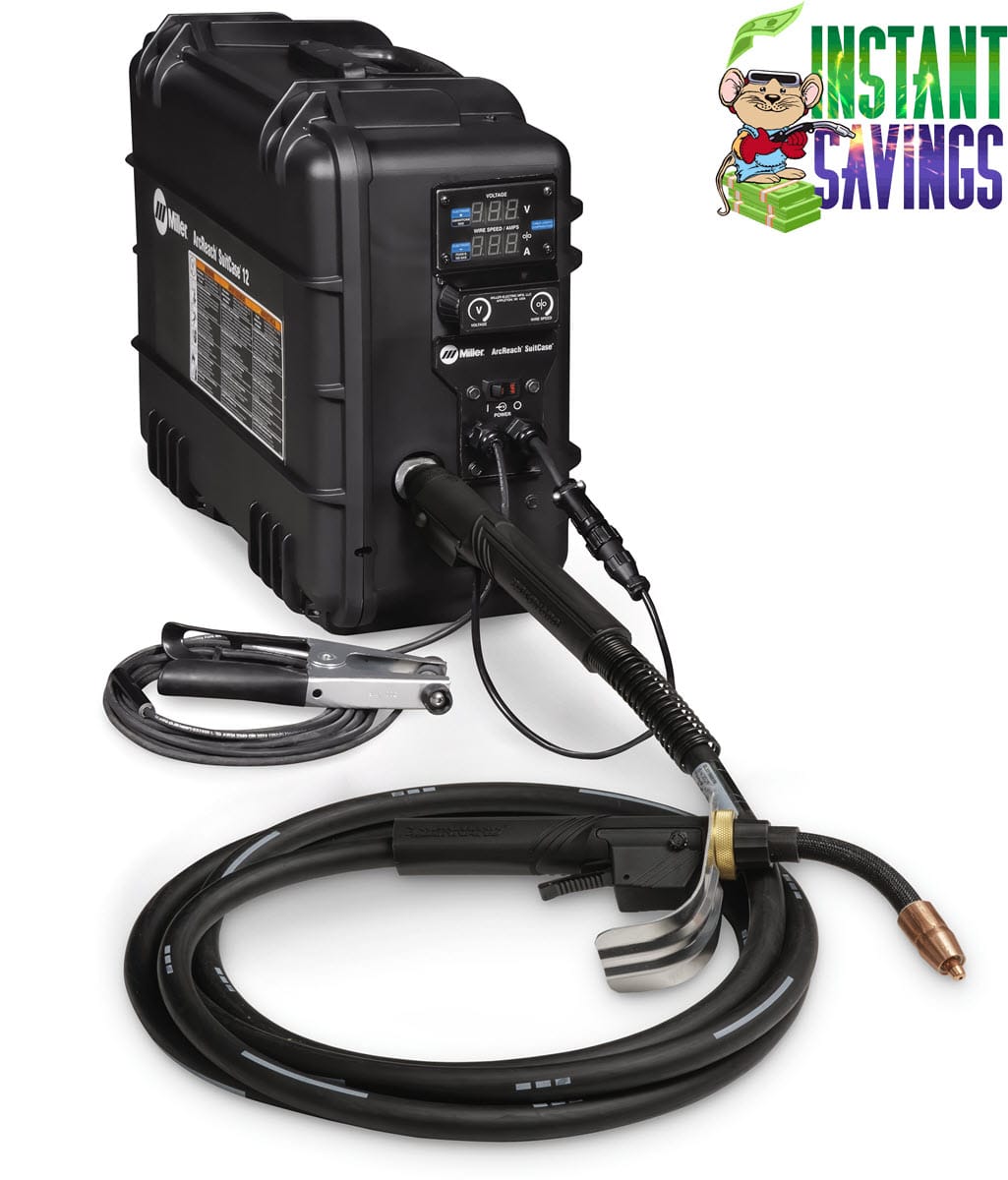 Miller ArcReach SuitCase 12 Wire Feeder w/IronPro Gun 951731001