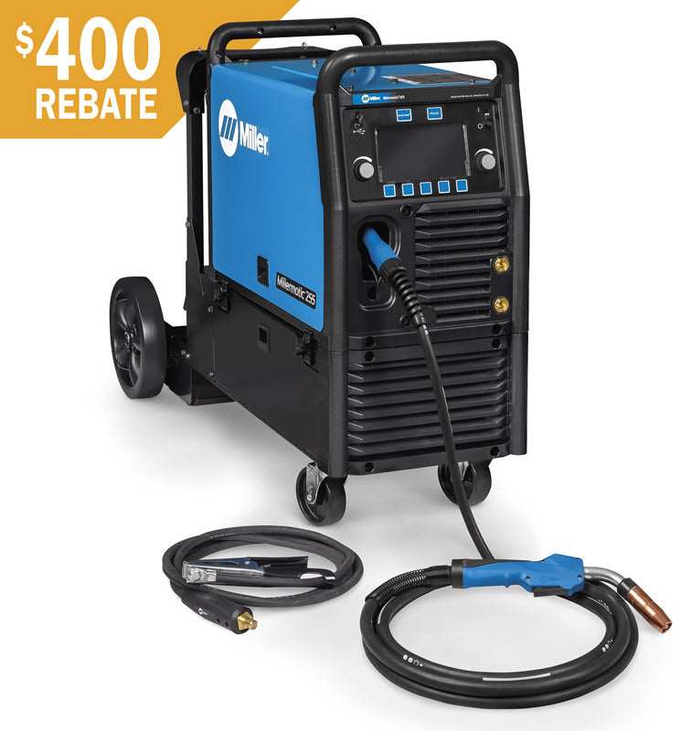 Millermatic 255 MIG Welder w/EZ-Latch Running Gear 951766