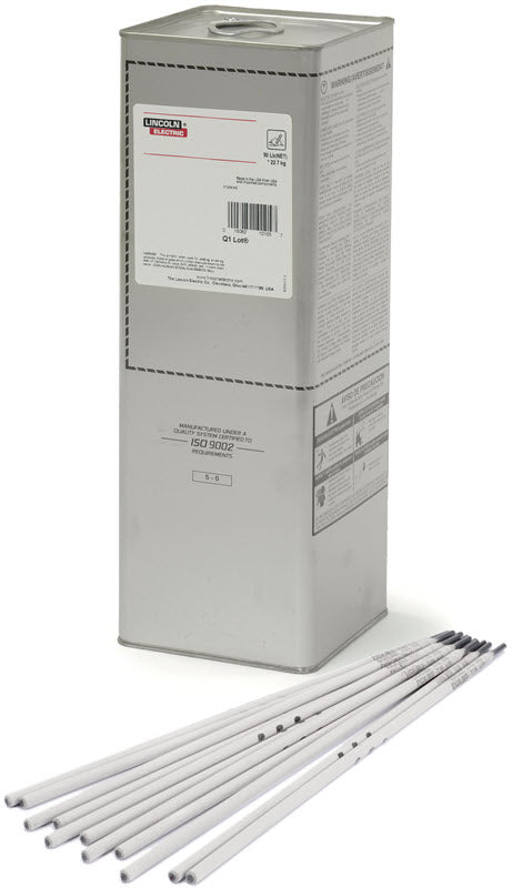 Lincoln Excalibur 7018 XMR Stick Welding Electrode - 3,000 lb. Pallet (50 lb. Easy Open Cans)