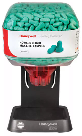 Howard Leight HL400 MAXIMUM LITE Earplug Dispenser - Antimicrobial Protected