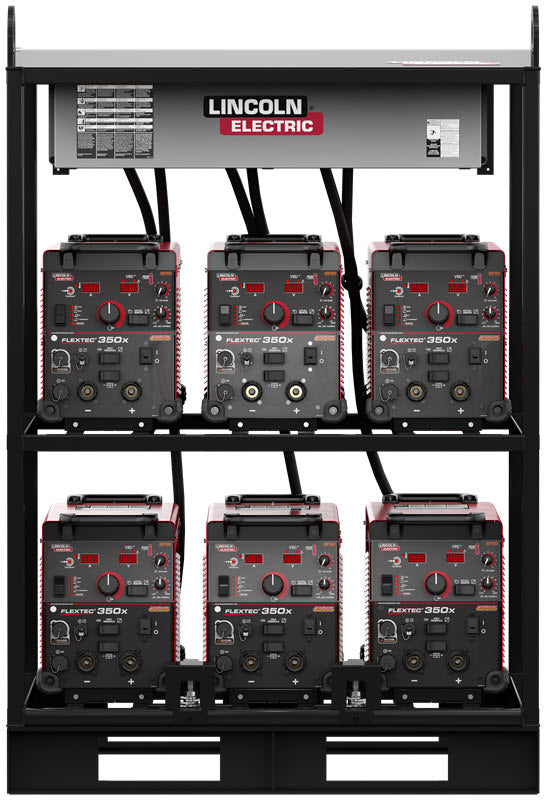 Lincoln 
Flextec 350X PowerConnect 6-Pack Rack K4727-2