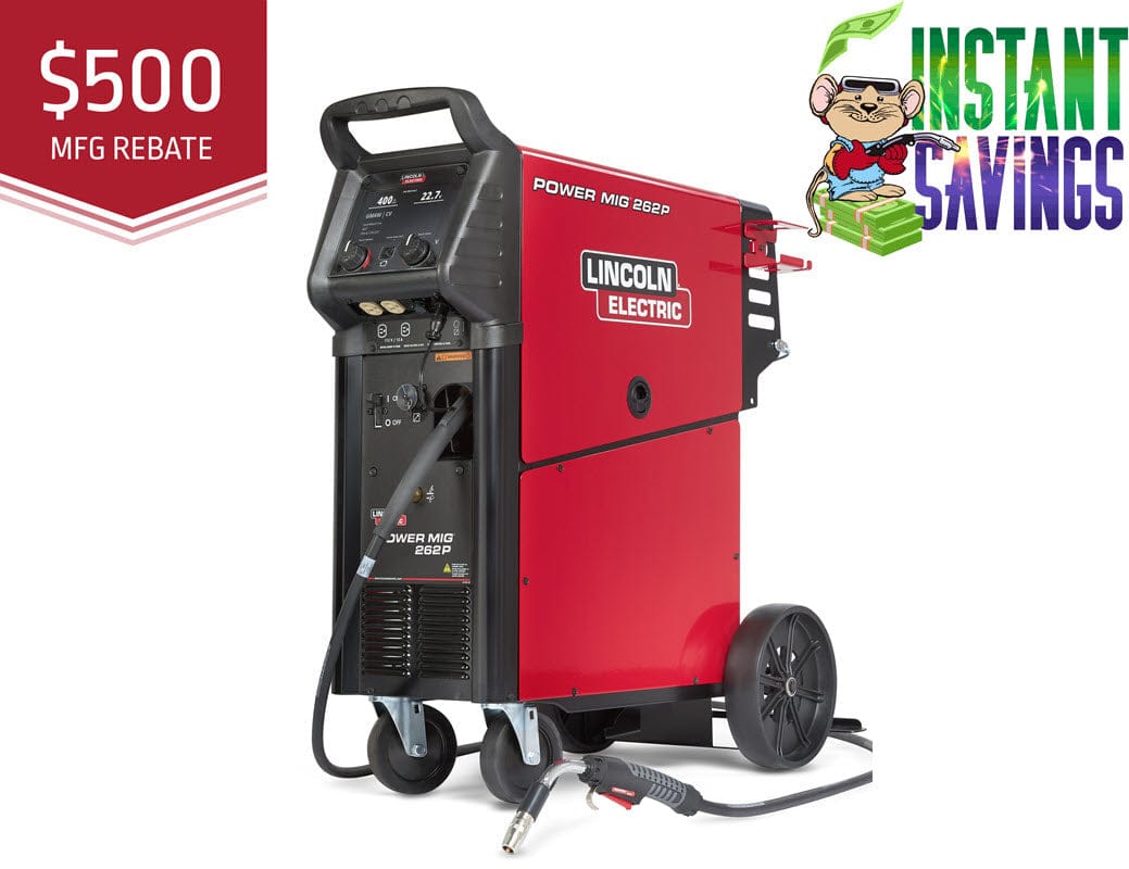 Lincoln Welders Lincoln POWER MIG 262P Pulsed MIG Welder K5378-1