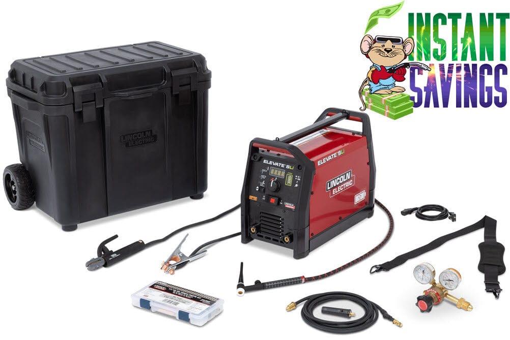 Lincoln Welders Lincoln Elevate SLi Battery Powered Welder w/TIG & Rolling Case Package K5624-1