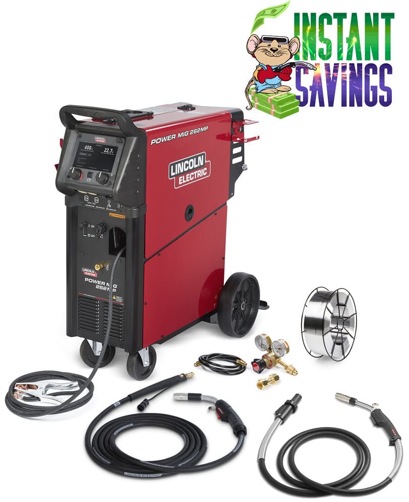 Lincoln Welders Lincoln POWER MIG 262MP Aluminum (Push) One-Pak K5637-1