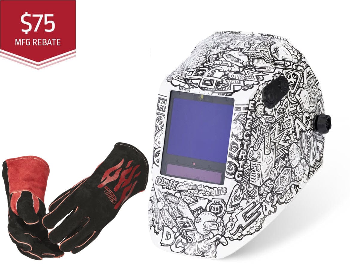 Lincoln Welding Helmets Lincoln Viking 3350 ADV Welding Helmet - Graffiti K5760-5