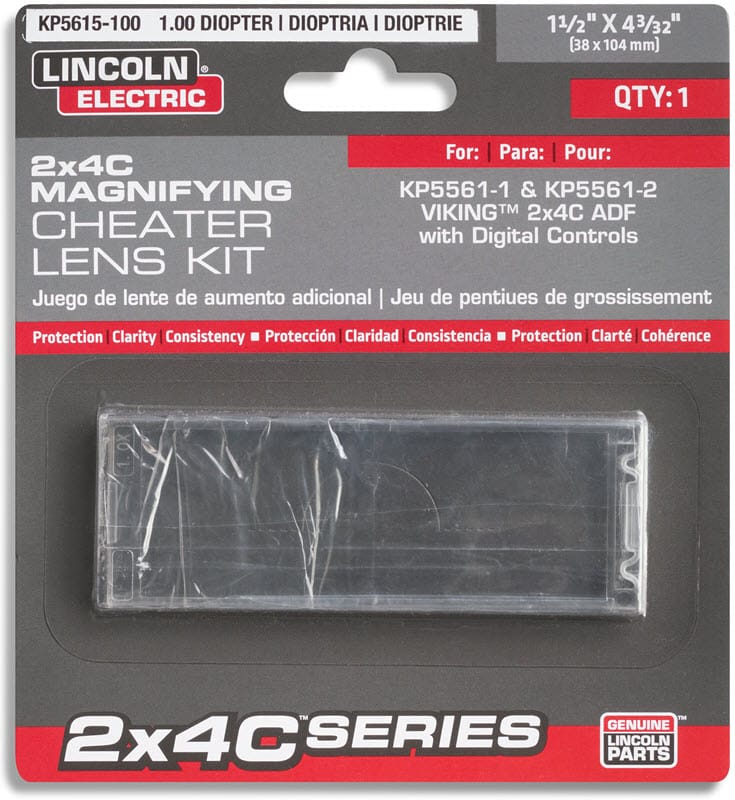 Lincoln Viking 2x4C Digital Clip-On Magnifying Cheater Lens KP5615