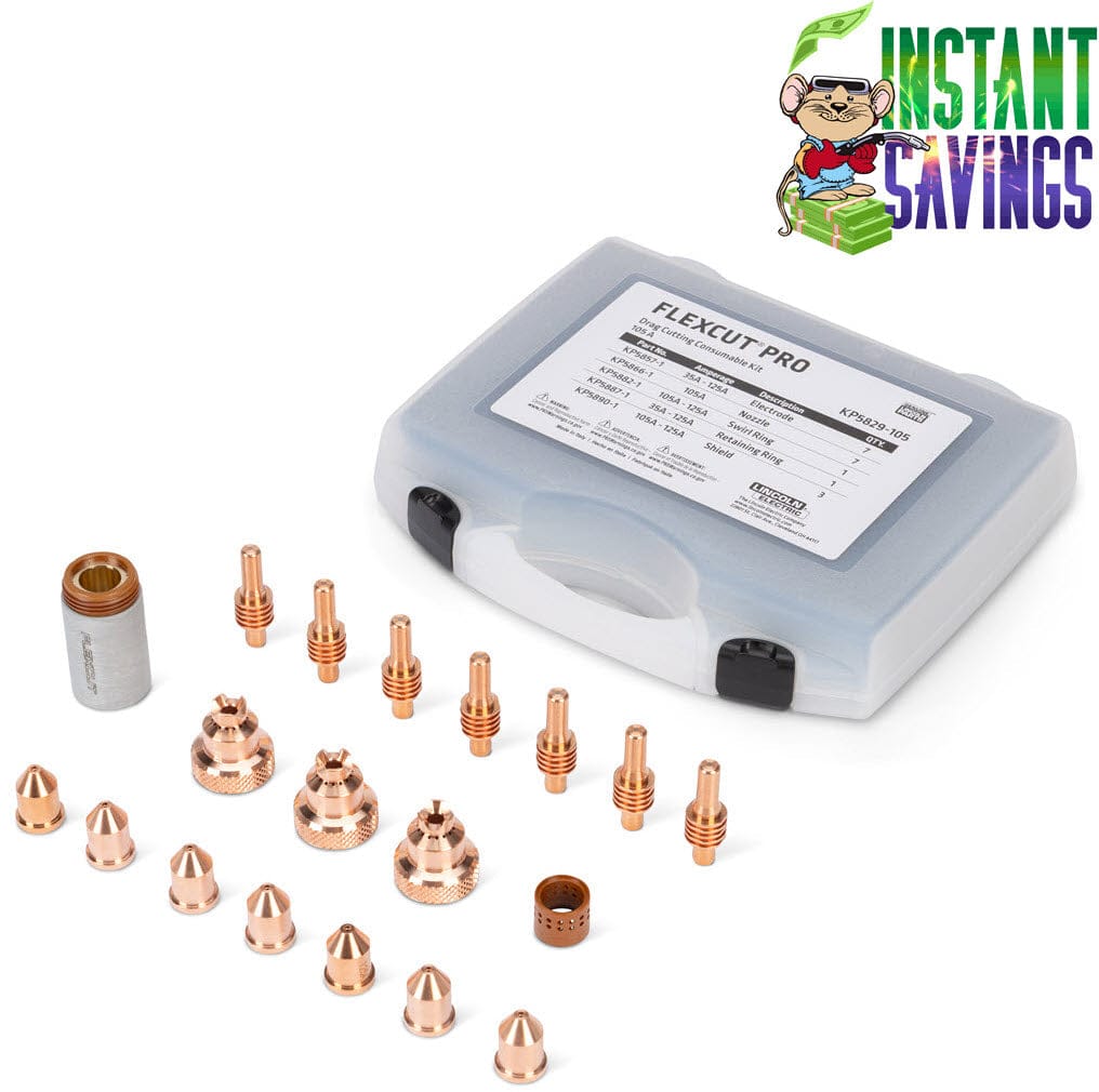 Lincoln FlexCut PRO Drag Cutting Kit - 105 Amp KP5829-105