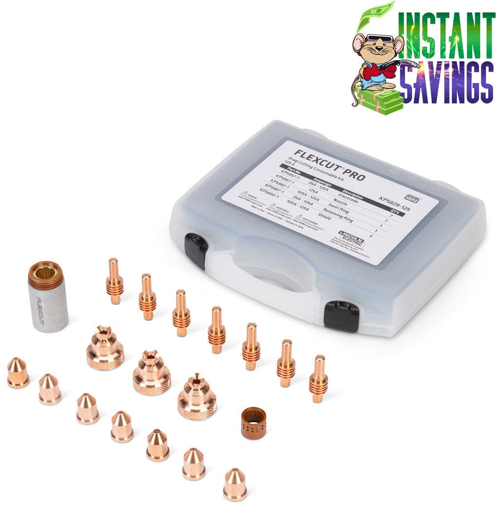 Lincoln FlexCut PRO Drag Cutting Kit - 125 Amp KP5829-125