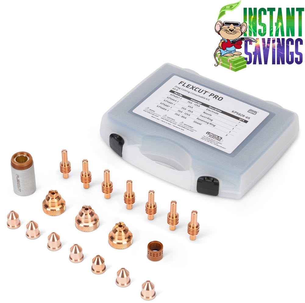 Lincoln FlexCut PRO Drag Cutting Kit - 65 Amp KP5829-65