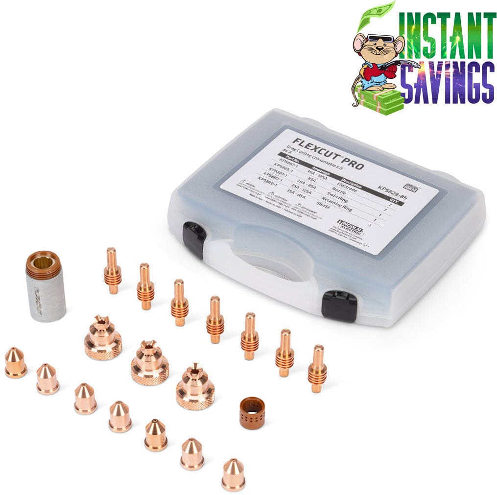 Lincoln FlexCut PRO Drag Cutting Kit - 85 Amp KP5829-85