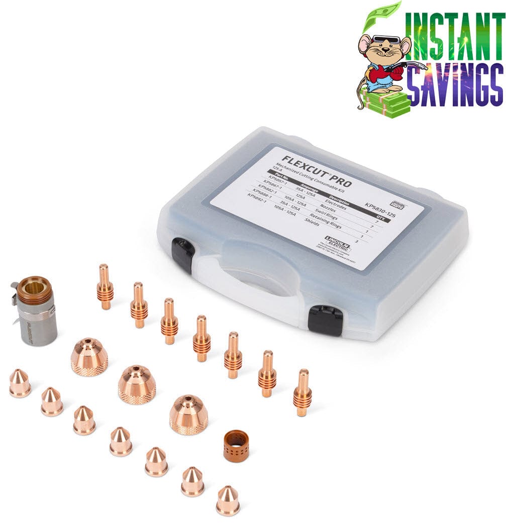 Lincoln FlexCut PRO Mechanized Cutting Kit - 125 Amp KP5830-125