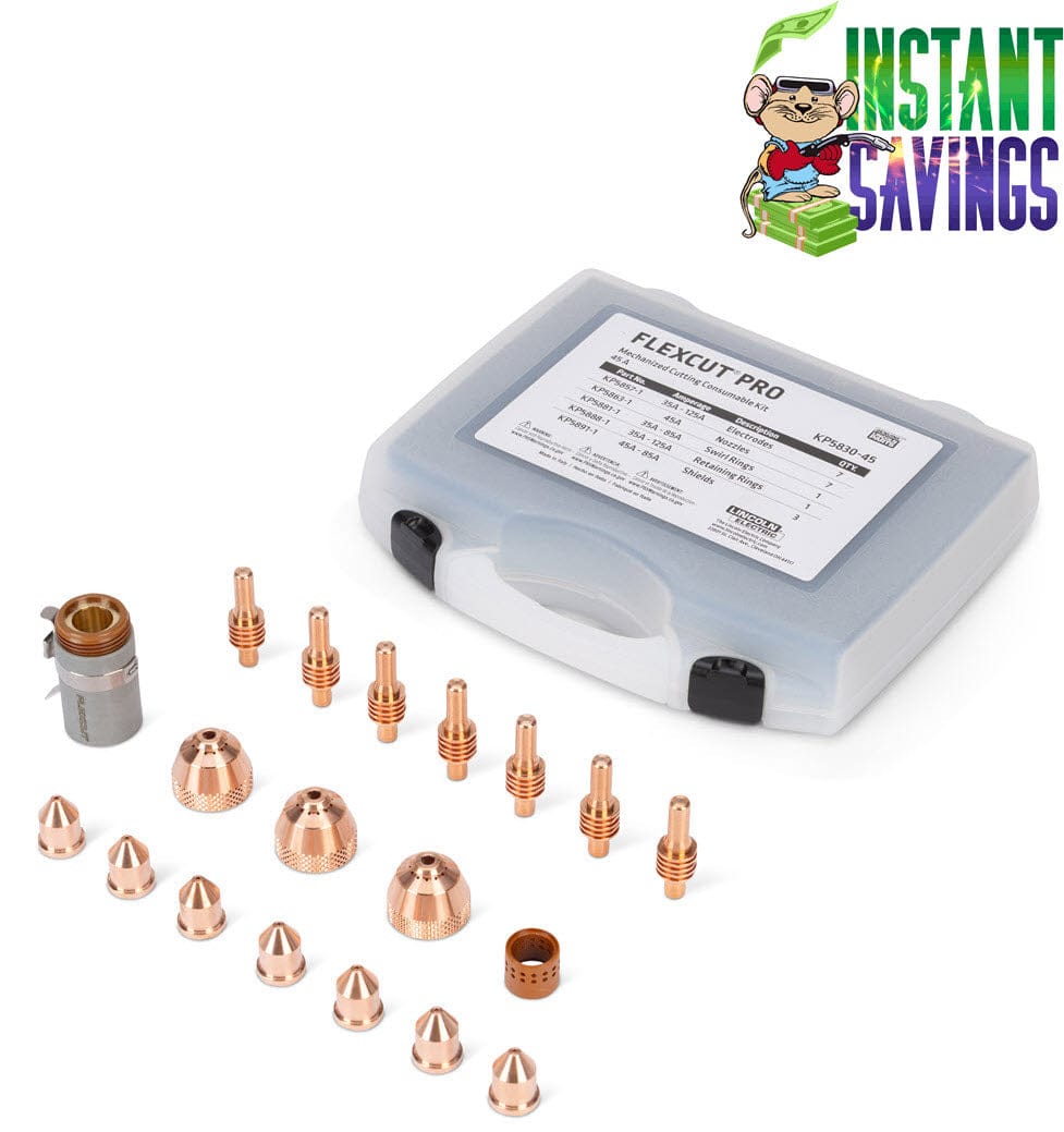 Lincoln FlexCut PRO Mechanized Cutting Kit - 45 Amp KP5830-45
