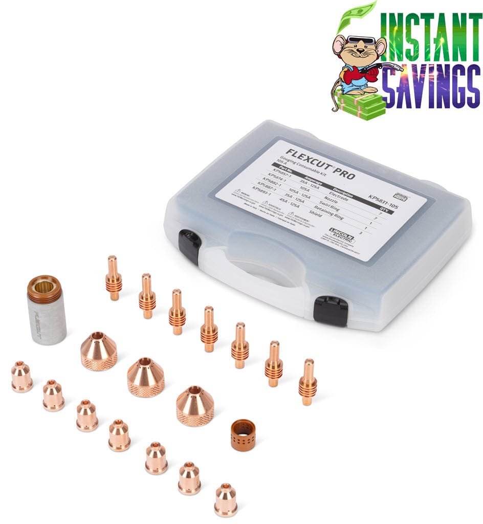 Lincoln FlexCut PRO Plasma Gouging Kit - 105 Amp KP5831-105