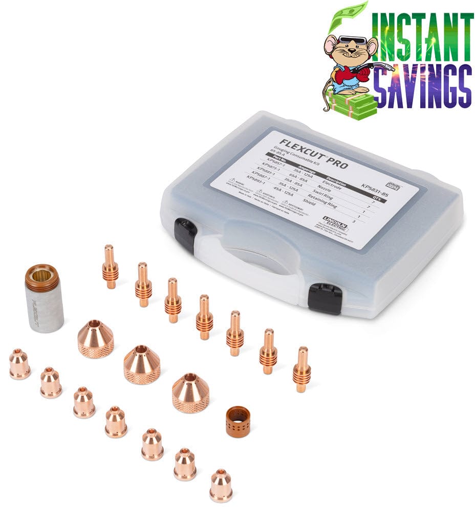 Lincoln FlexCut PRO Plasma Gouging Kit - 85 Amp KP5831-85