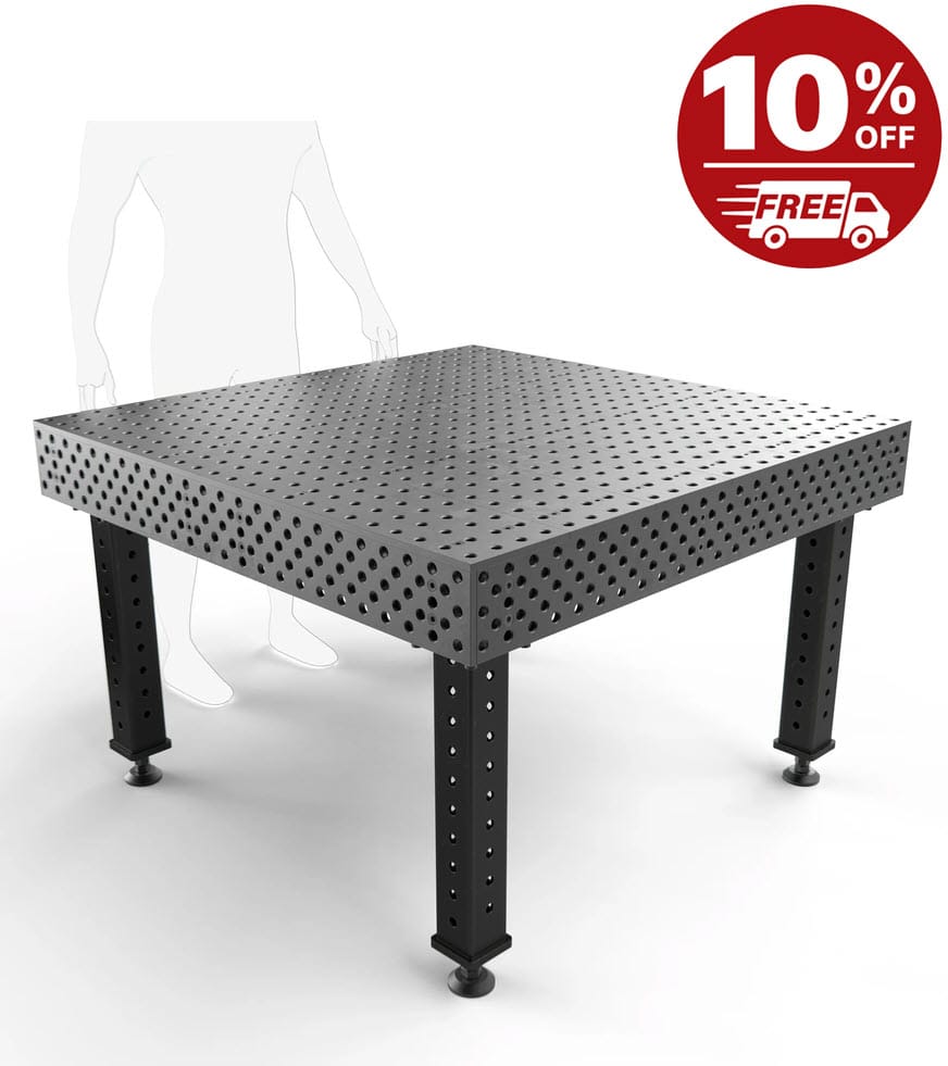 BUILDPRO Alpha 5/8 Welding Table 4' x 4' TA5-4848Q-A2