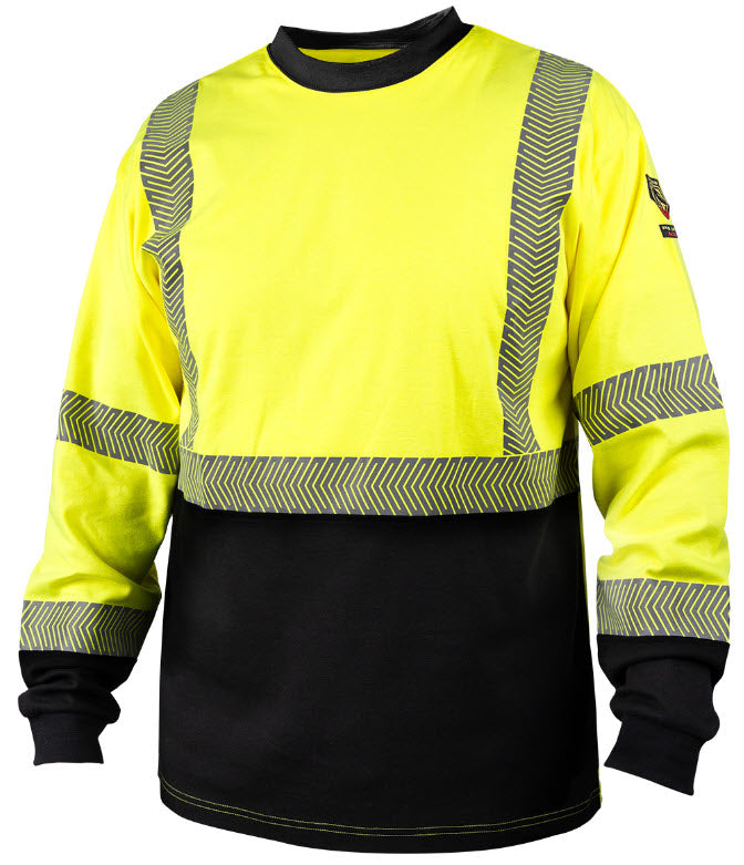 Black Stallion Hi-Vis Class 3 AR/FR Cotton T-Shirt TF3030-HB