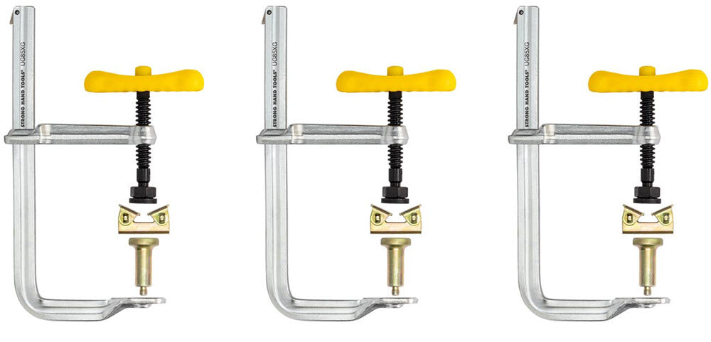 Strong Hand 3-Piece 4-in-1 F-Clamp Kits - 8.5" Capacity UG85XG-C3-3PK