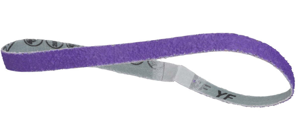 3M Abrasives 3M Cubitron™ 3 Cloth Belt 1184F 1/2" x 18" - YF Weight Fabri-Lok Single-Flex