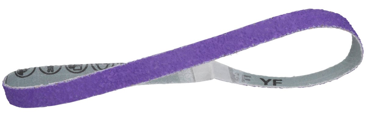 3M Abrasives 3M Cubitron™ 3 Cloth Belt 1184F 1/2" x 18" - YF Weight Fabri-Lok Single-Flex