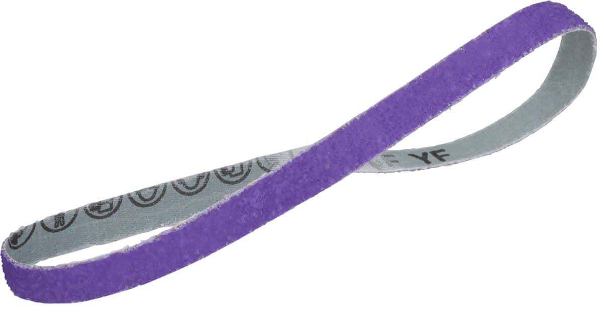 3M Abrasives 3M Cubitron™ 3 Cloth Belt 1184F 1/2" x 18" - YF Weight Fabri-Lok Single-Flex