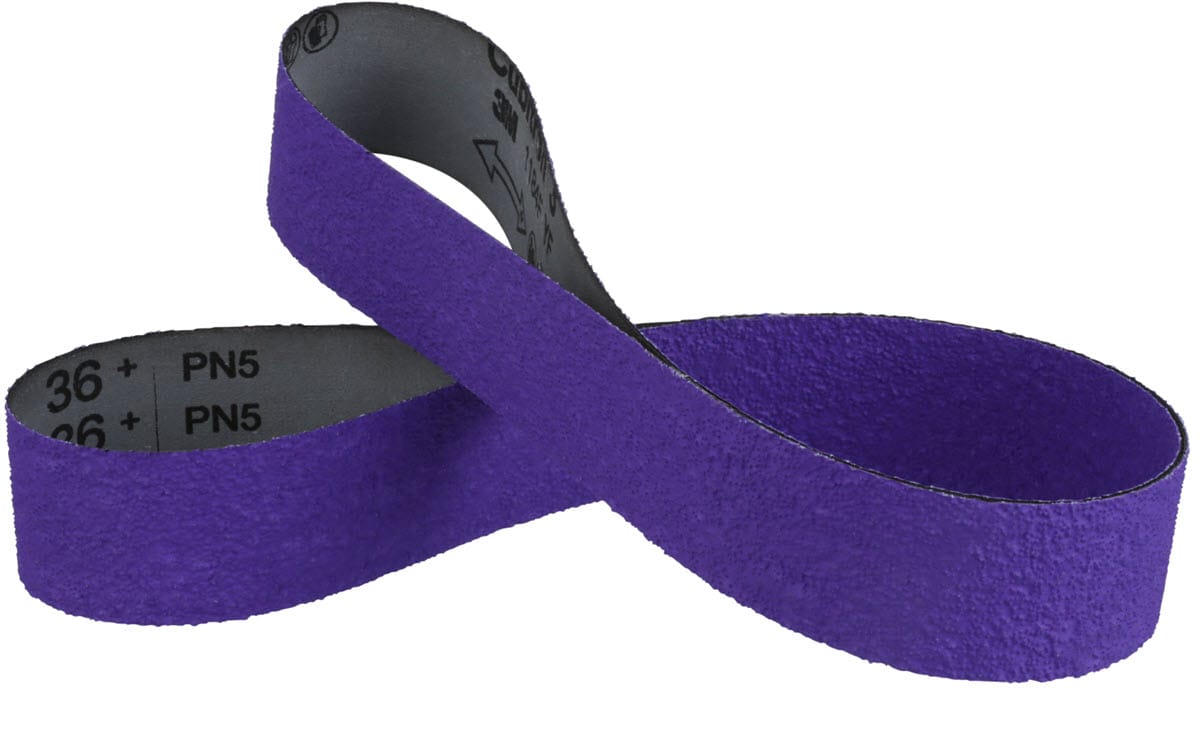 3M Abrasives 3M Cubitron™ 3 Cloth Belt 1184F 2" x 60" - YF Weight Film-Lok Single-Flex
