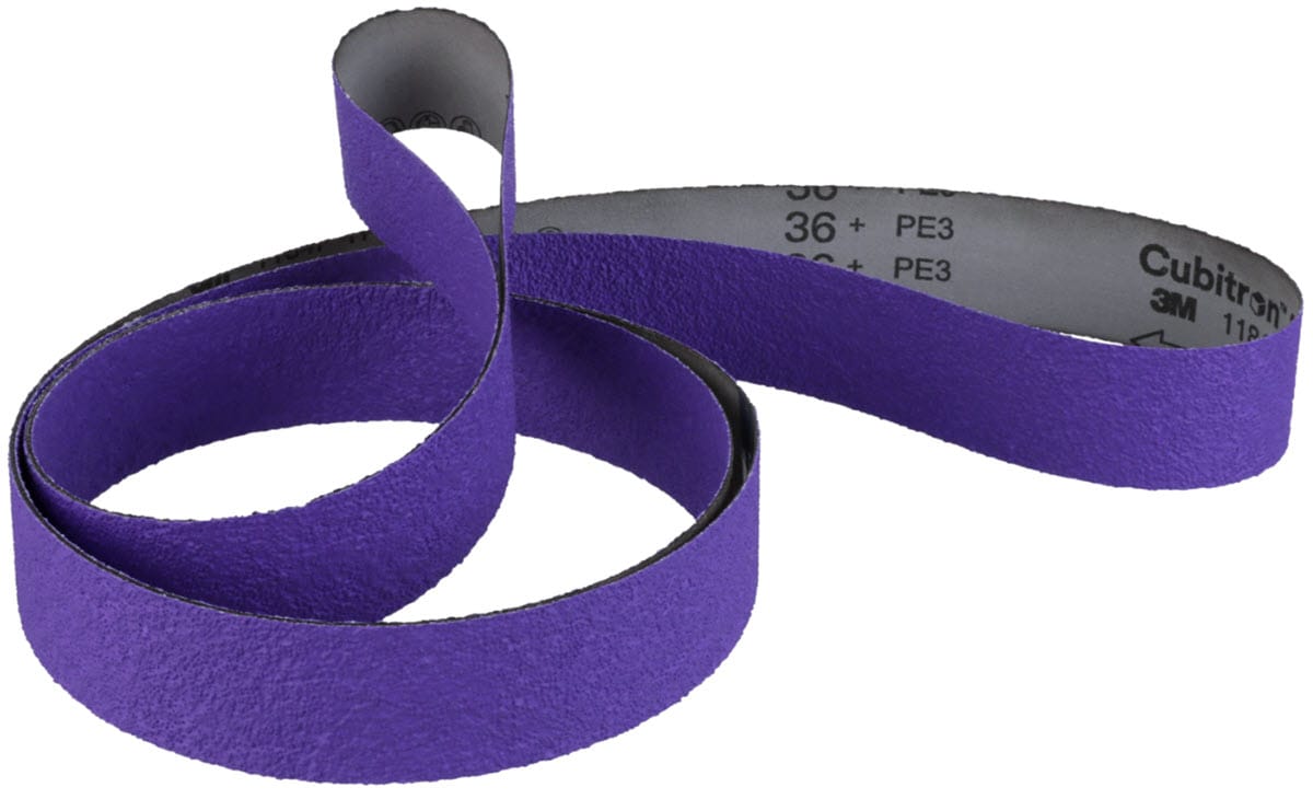3M Cubitron™ 3 Cloth Belt 1184F 2" x 72" - YF Weight Film-Lok Single-Flex