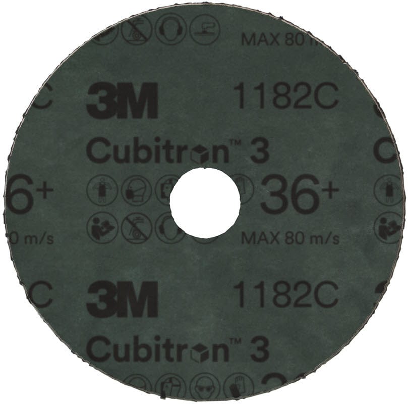 3M Abrasives 3M Cubitron 3 Fibre Disc 1182C 4 1/2" X 7/8" 66435