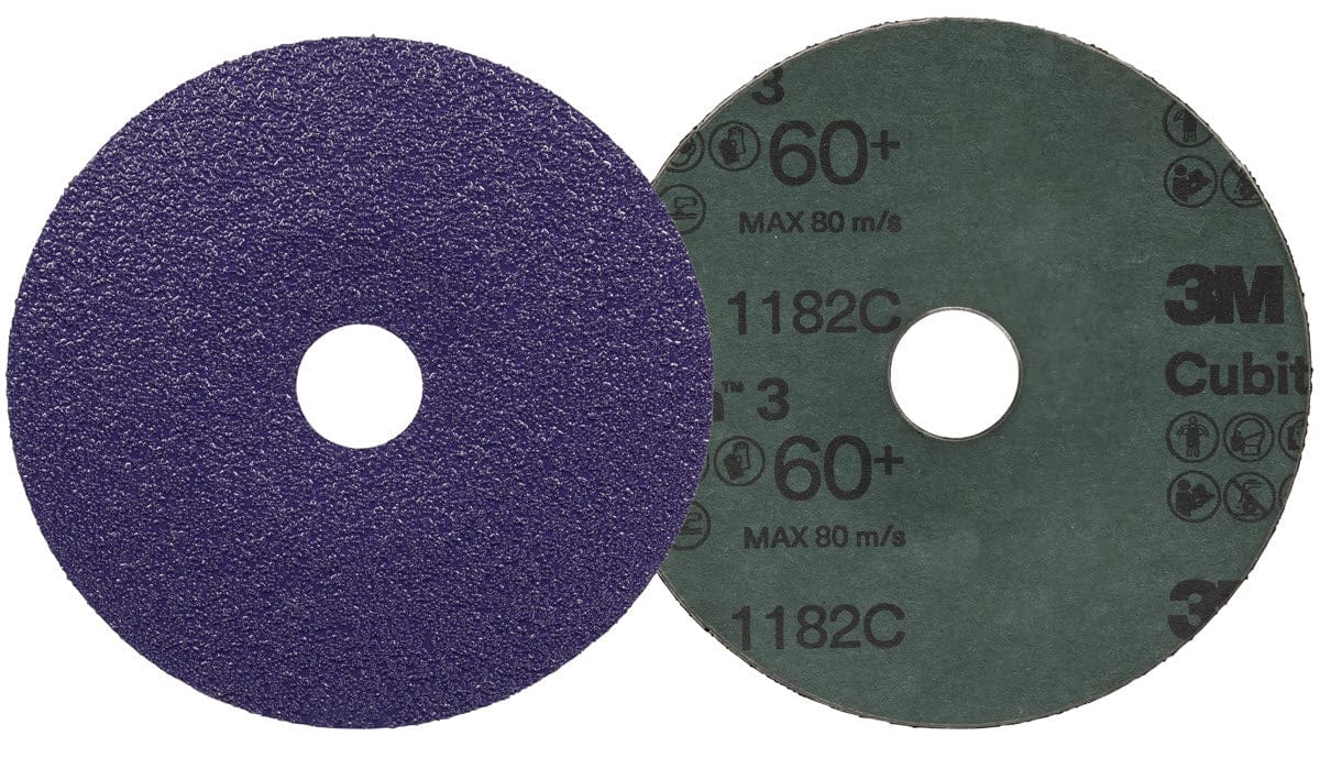 3M Abrasives 3M Cubitron 3 Fibre Disc 1182C 4 1/2" X 7/8" Grade 60+ 67062
