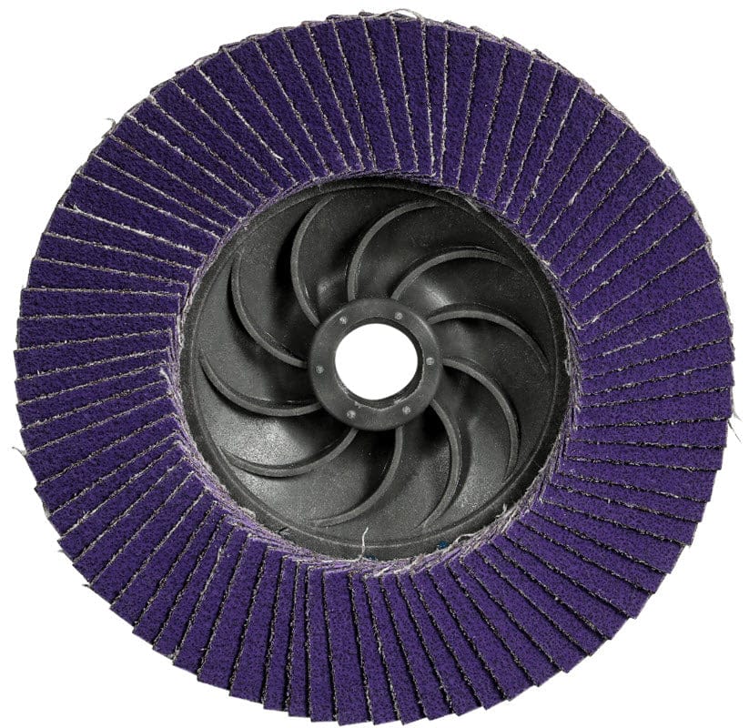 3M Abrasives 3M Cubitron 3 Flap Disc 1169F 4 1/2" x 5/8"-11 Type 27 Grade 80+ 7100380300
