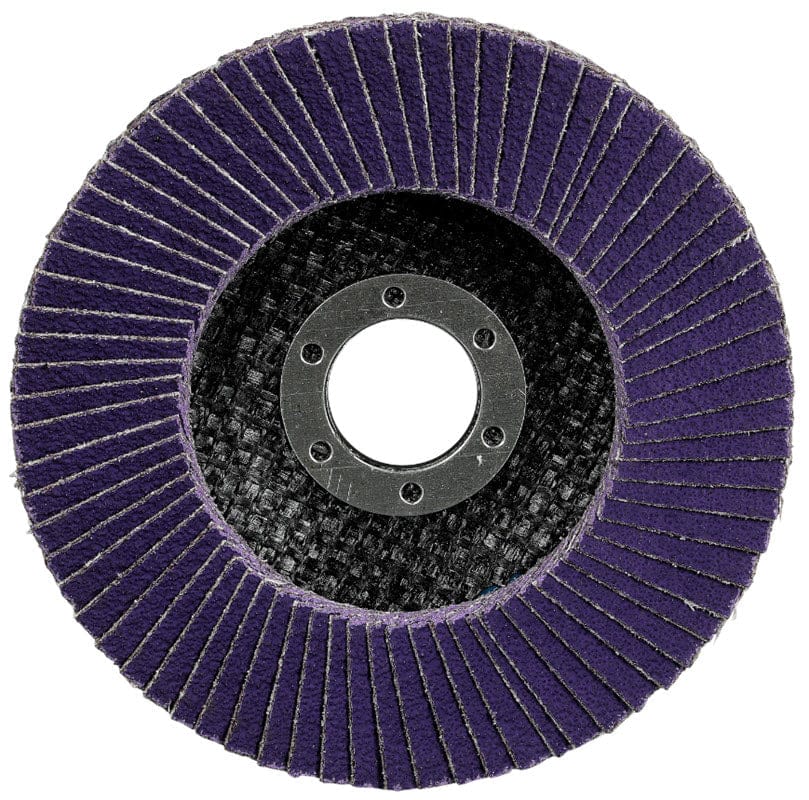 3M Abrasives 3M Cubitron 3 Flap Disc 1169F 4 1/2" x 7/8" Type 27 Grade 60+ 7100380348