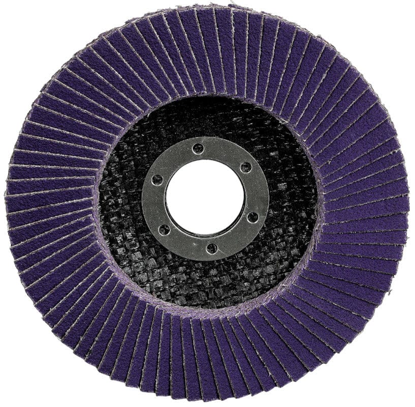 3M Abrasives 3M Cubitron 3 Flap Disc 1169F 4 1/2" x 7/8" Type 27 Grade 80+ 7100380218