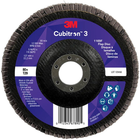 3M Cubitron 3 Flap Disc 1169F 5