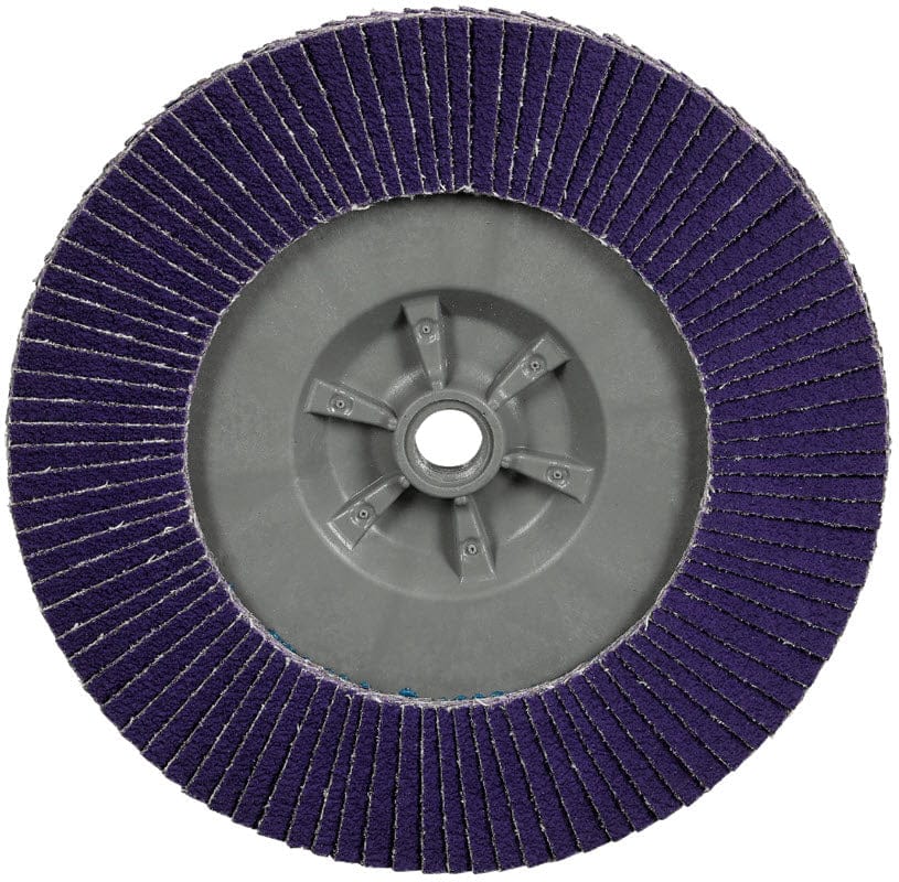 3M Abrasives 3M Cubitron 3 Flap Disc 1169F 6" x 5/8"-11 Type 27 Grade 80+ 7100380338