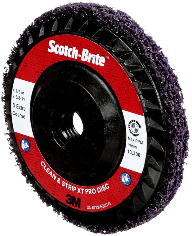 3M Abrasives 3M Scotch-Brite Clean & Strip XT Pro Disc 4 1/2" X 5/8-11" Type 27 05574