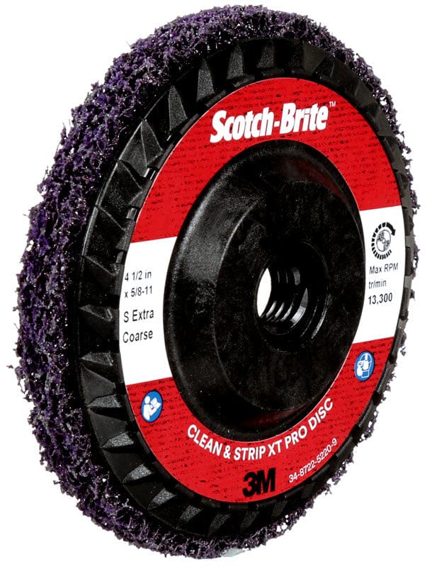 3M Abrasives 3M Scotch-Brite Clean & Strip XT Pro Disc 4 1/2" X 5/8-11" Type 27 05574