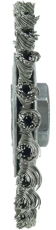 Weiler Abrasives Weiler Cable Twist Knot Wire Wheel - 4" Stainless Steel 13276